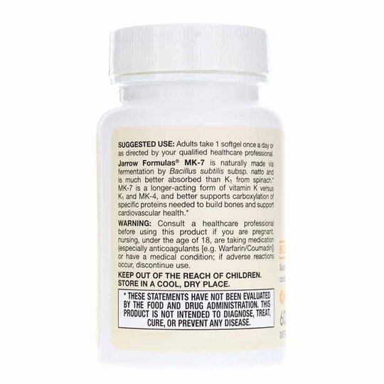 MK-7 Vitamin K2 90 Mcg, JRF